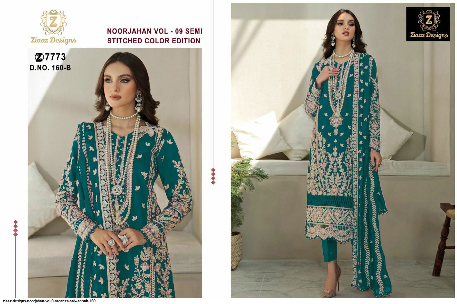 Noorjahan Vol 9 By Ziaaz Pakistani Suits Catalog
